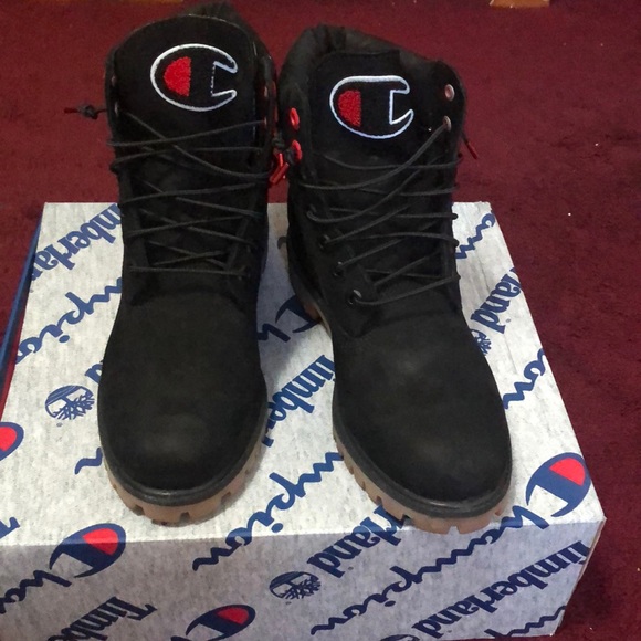 black champion boots